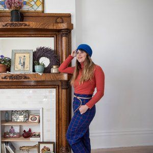 Amazing soft Vintage Blue hat